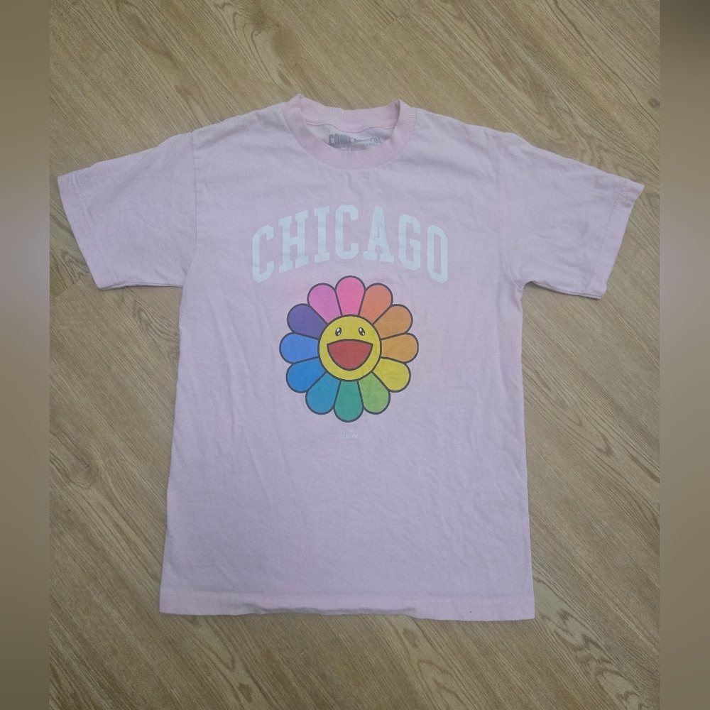 Takashi Murakami MCA ComplexCon Chicago FLOWER TEE Exclusive Pink T-shirt